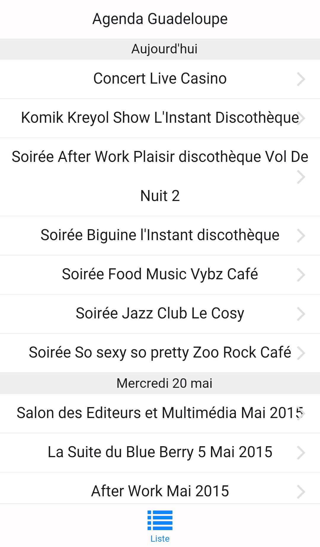 Agenda Guadeloupe