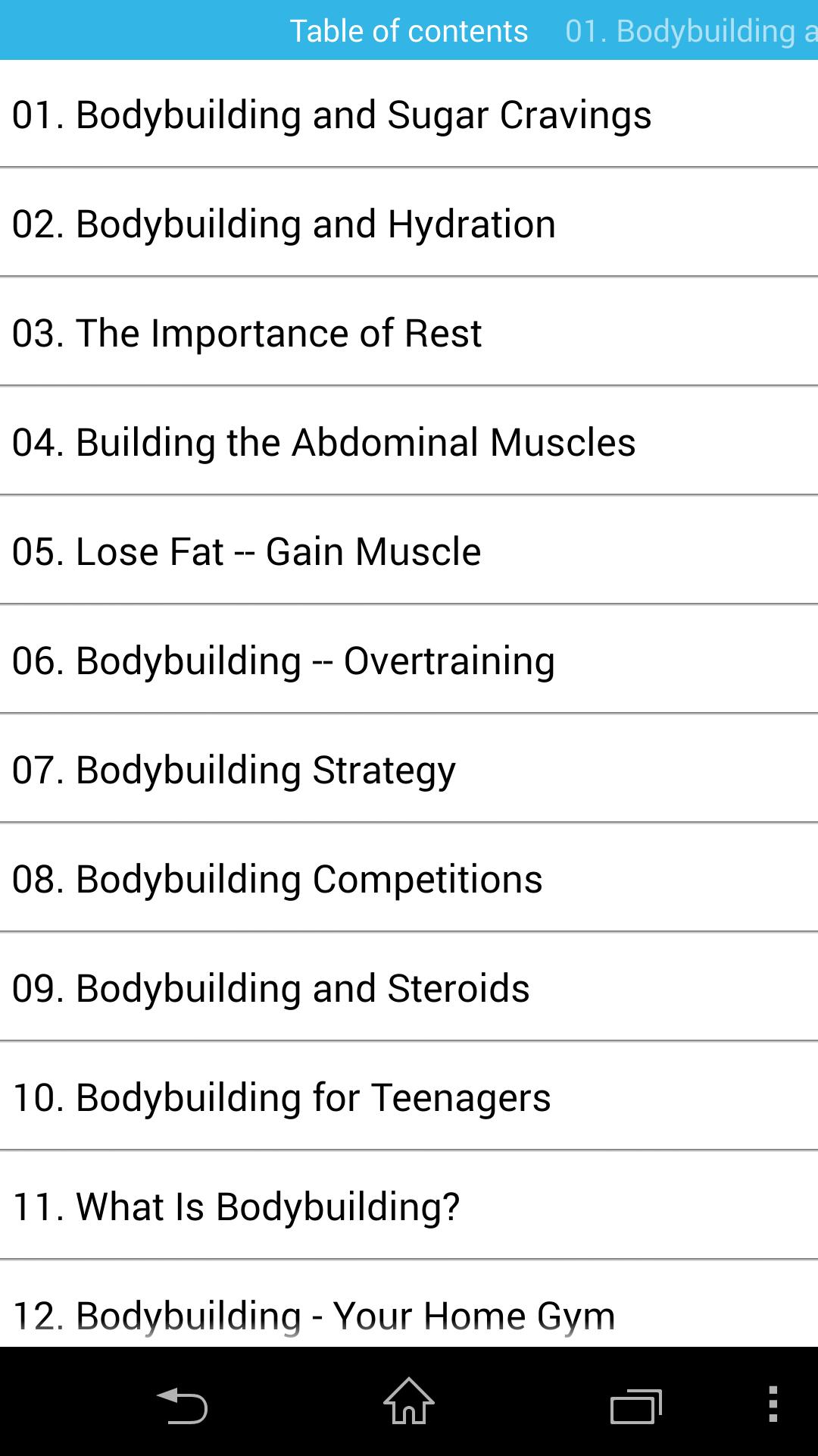 Body Building For Professional