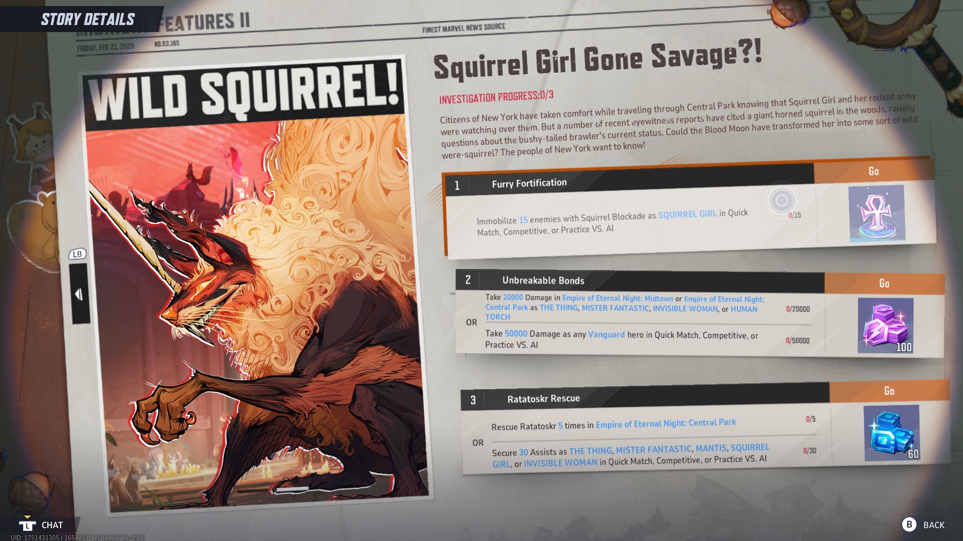 Comment sauver Ratatoskr à Central Park à Marvel Rivals