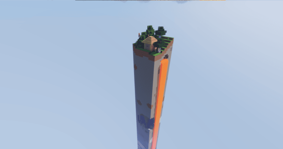 Minecraft 1つのチャンクマップ