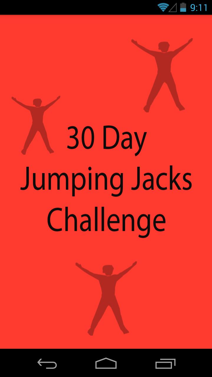 30 Day Jumping Jacks Challenge