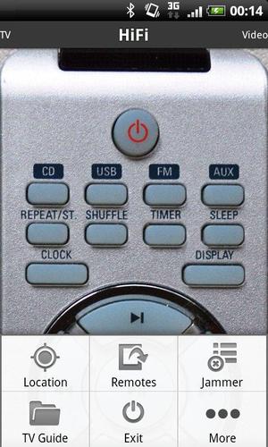 BlueIR, universal remote