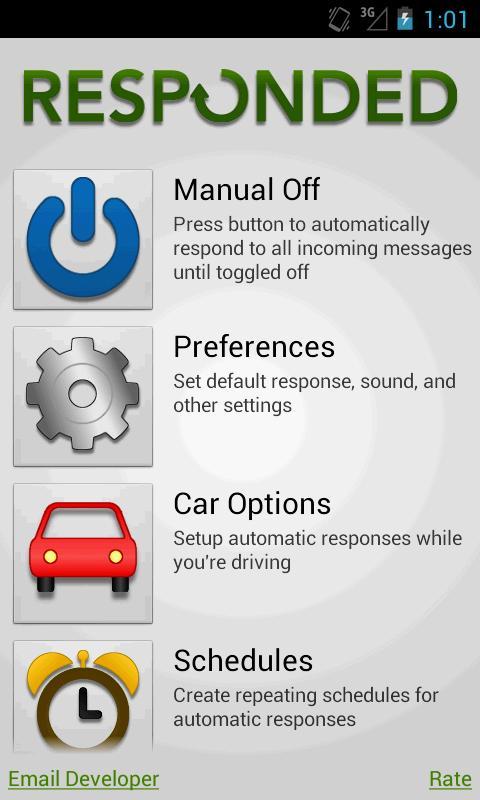 Responded (Auto Text Response)