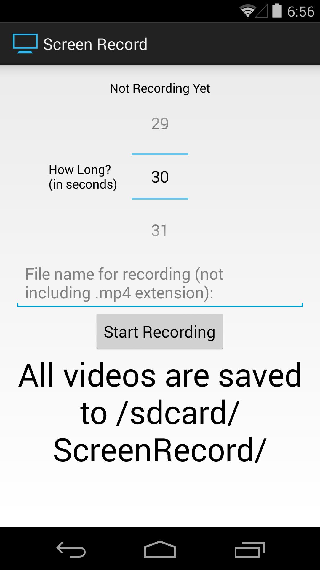 Screen Record (for KitKat+)