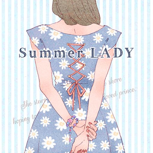 Cute Theme-Summer Lady-
