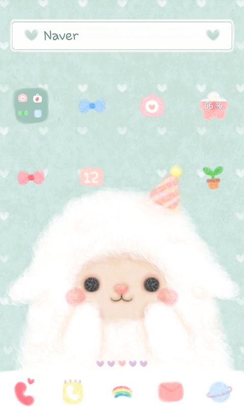 Baby sheep (mint) dodol theme