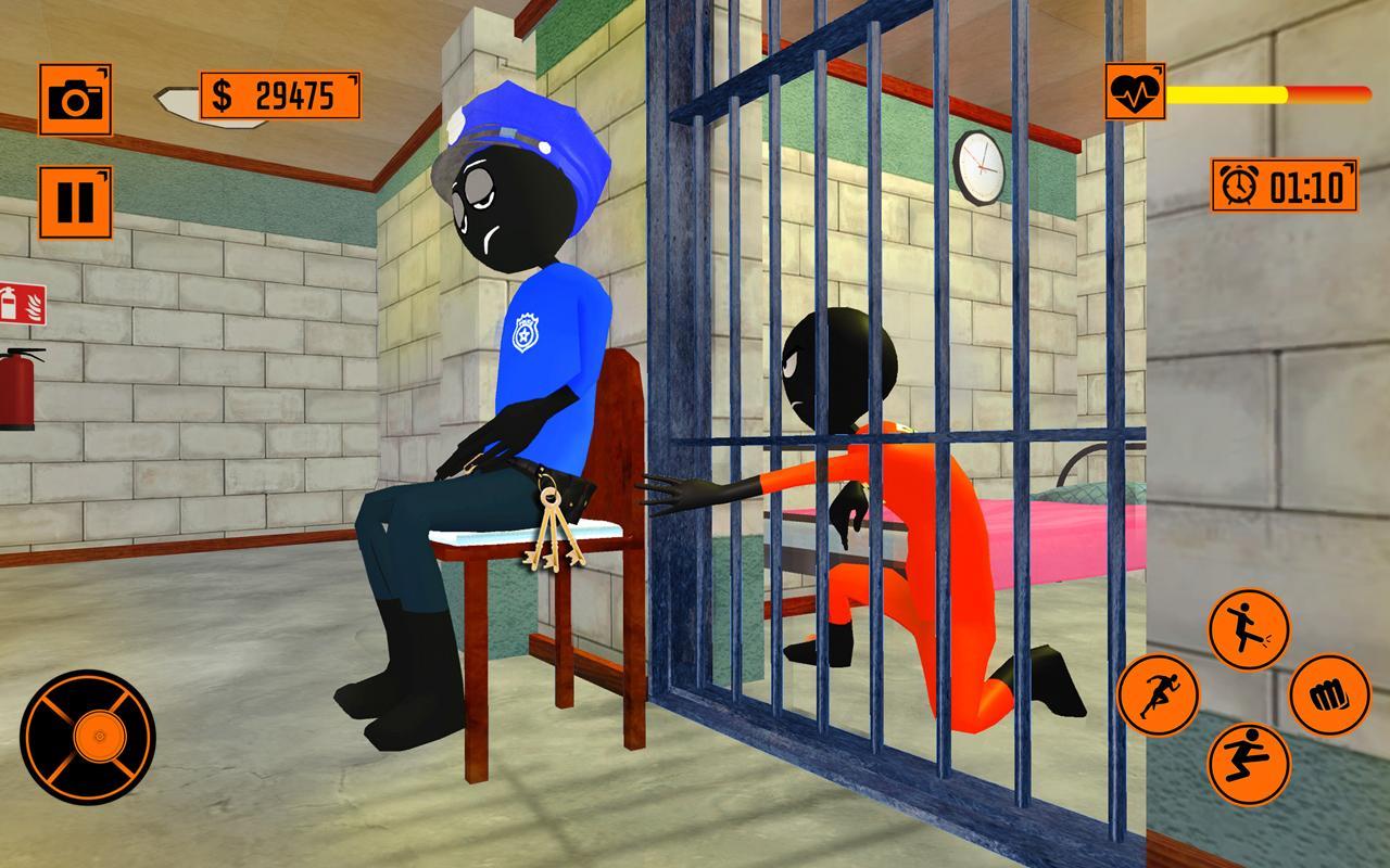 Stickman Grand Prison Escape-Jail Break