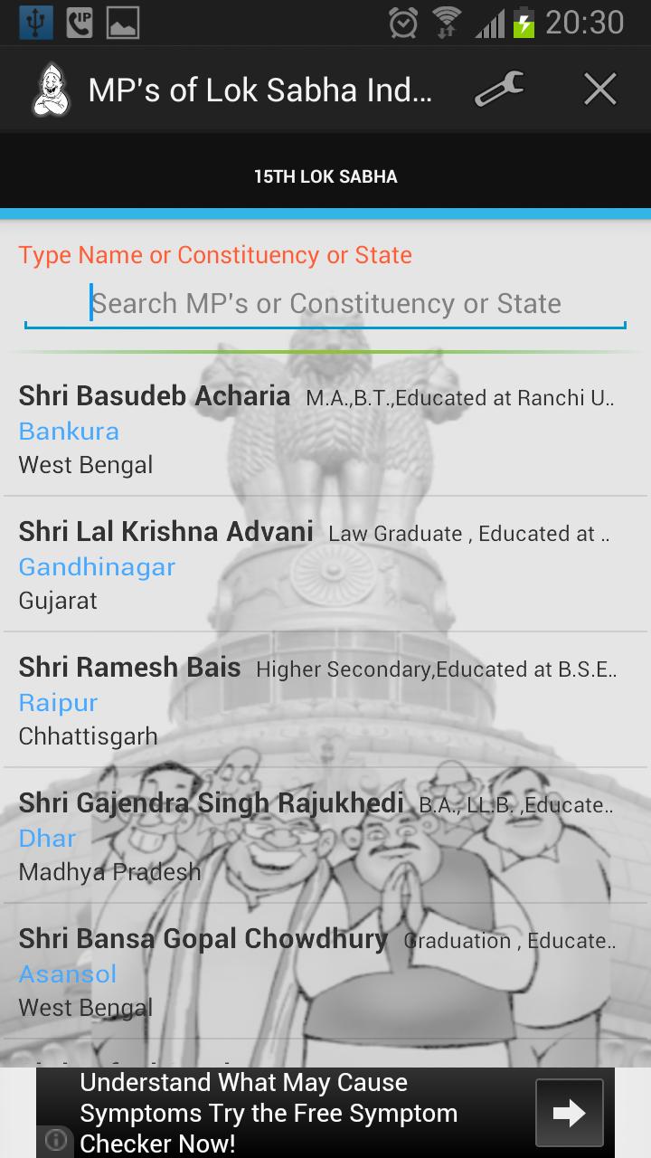 MPs Profiles (India, 15th LS)