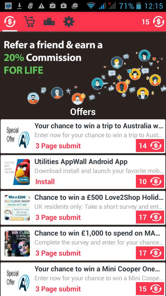 OfferZone - Cash Rewards App