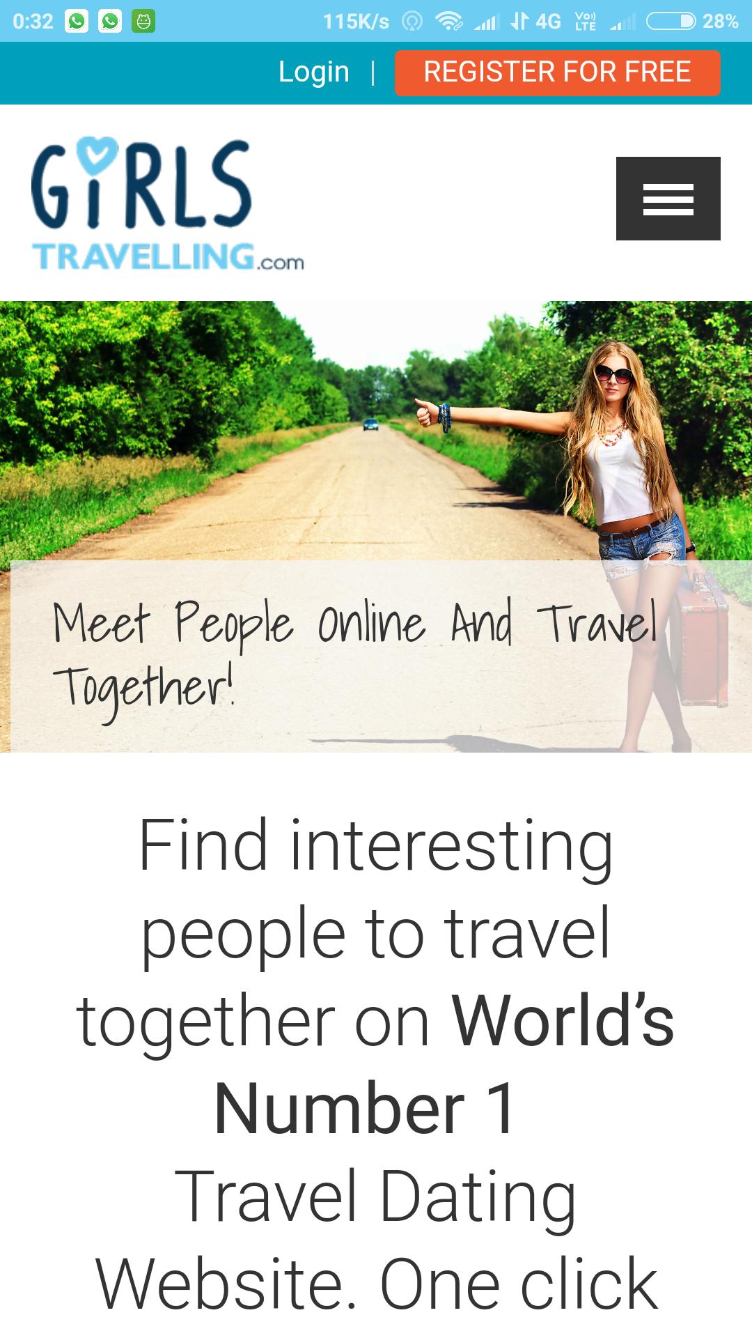 Girls Travelling Dating