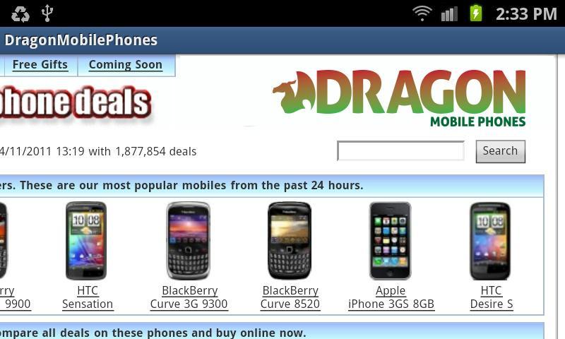 Dragon Mobile Phones