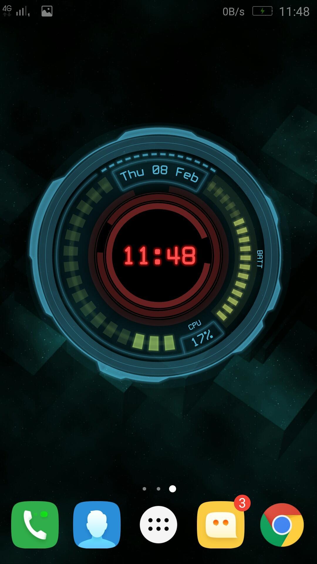 AHL Sci-Fi System Clock