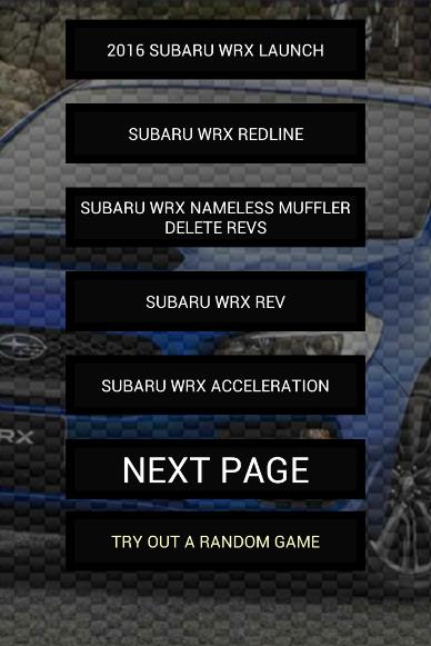 Engine sounds of WRX 2015+