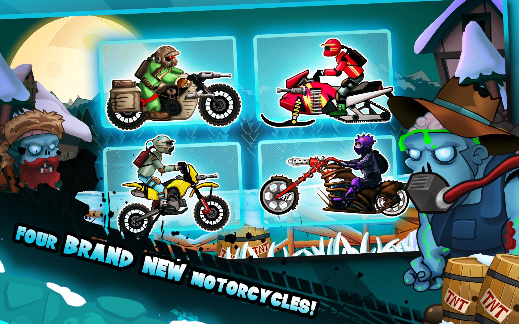 Zombie Shooter Motorcycle Race