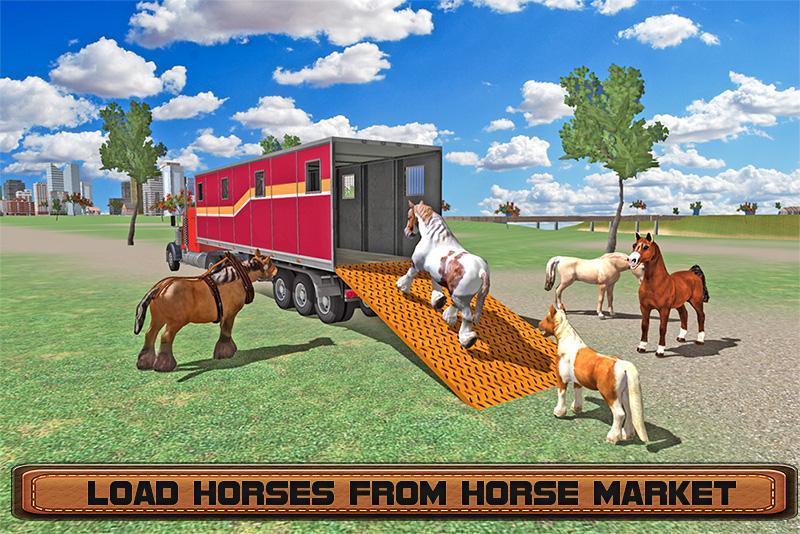 Horse Stunts Transporter Truck