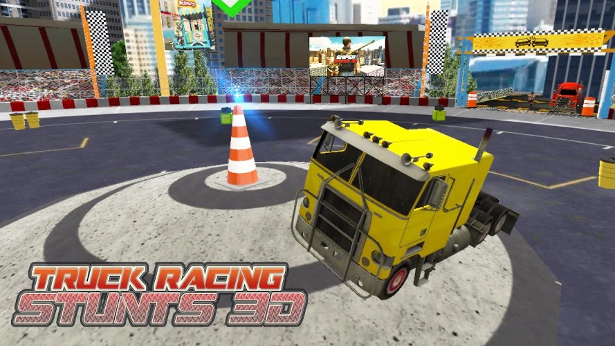 Truck Racing Stunts