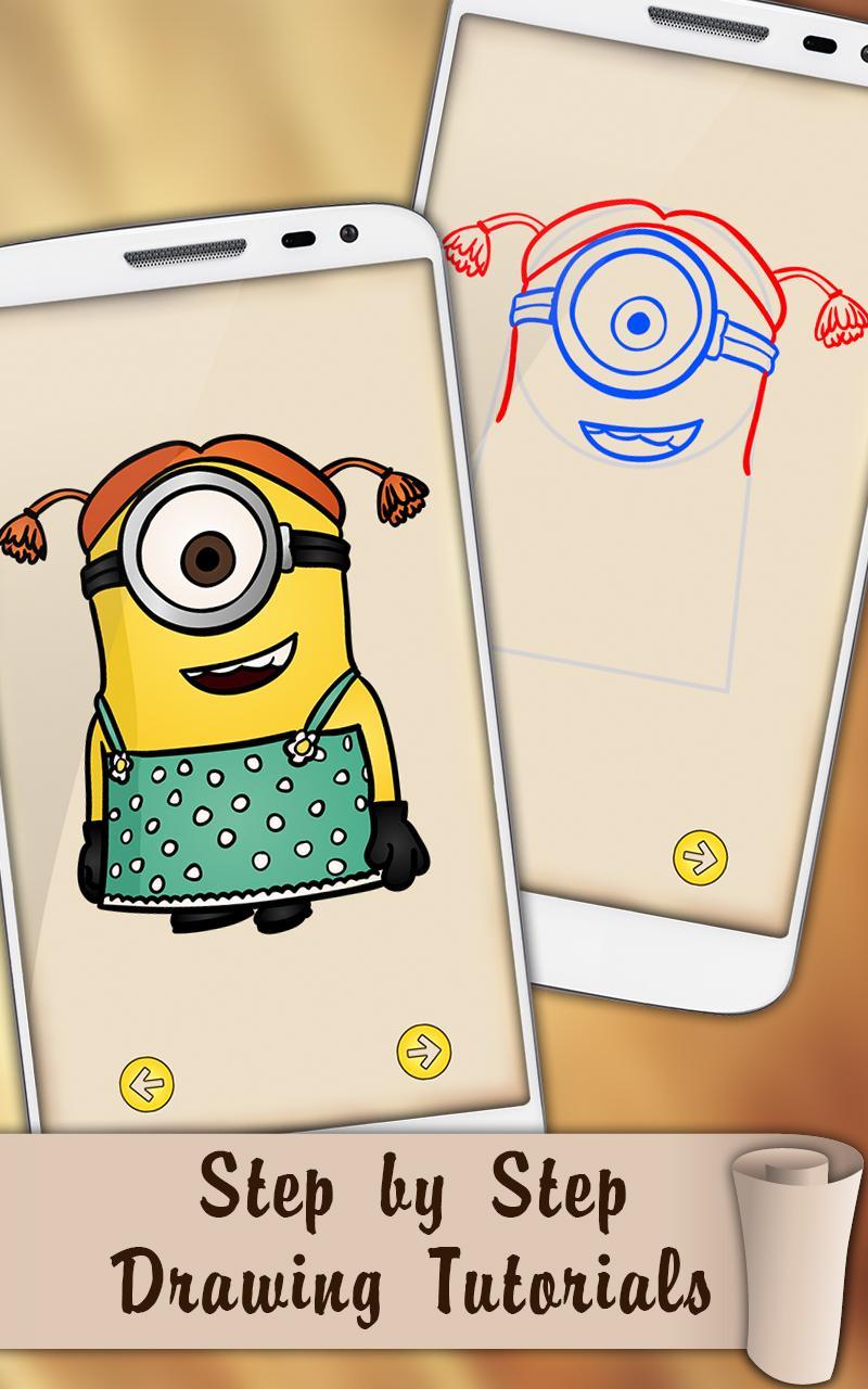 Draw Despicable Me Minions